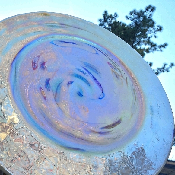 Murano Glass Plate Italian Art Glass Millefiori - Picture 2 of 16